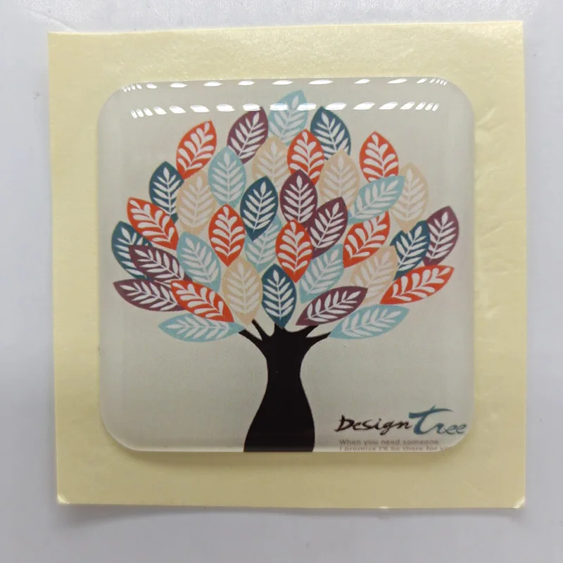 

Custom quality drop adhesive adhesive epoxy domed cartoon sticker