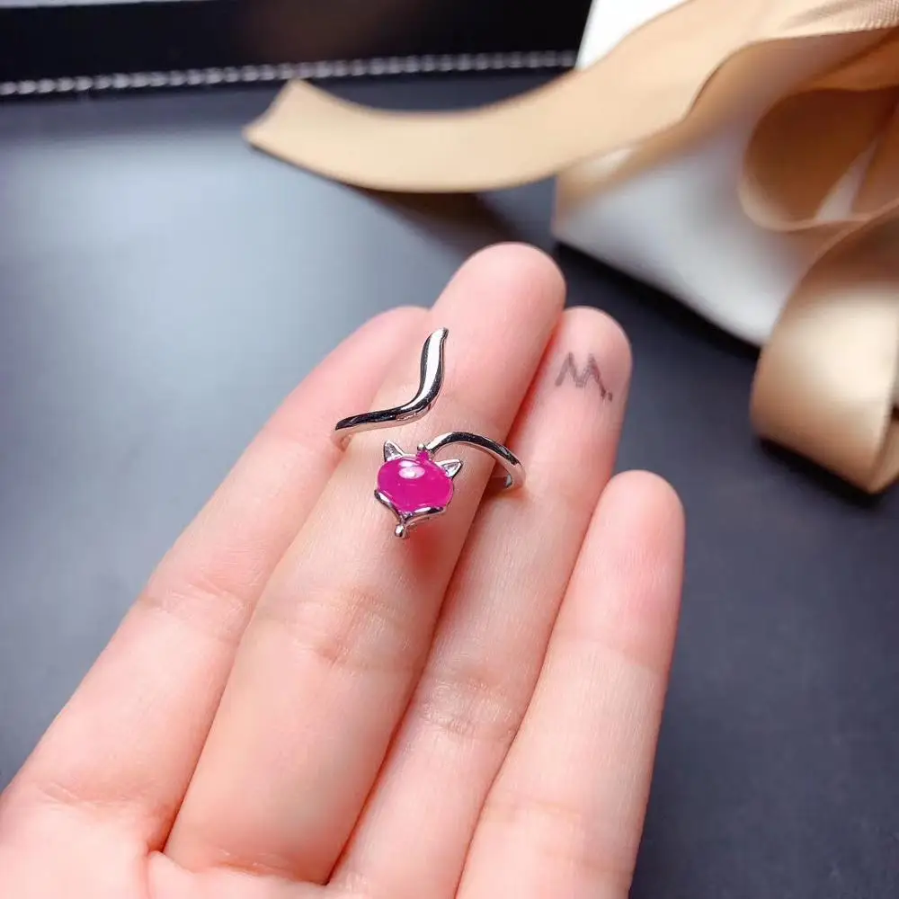 100% Natural Real and Ruby And Ring Woman 925 Sliver | Украшения и аксессуары