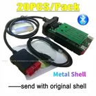 20 шт.лот DHL Лучший диагностический инструмент V8.0 печатная плата с bluetooth 2017.R3 с генератором ключей VD DS150E CDP OBD2 сканер инструмент с чехлом