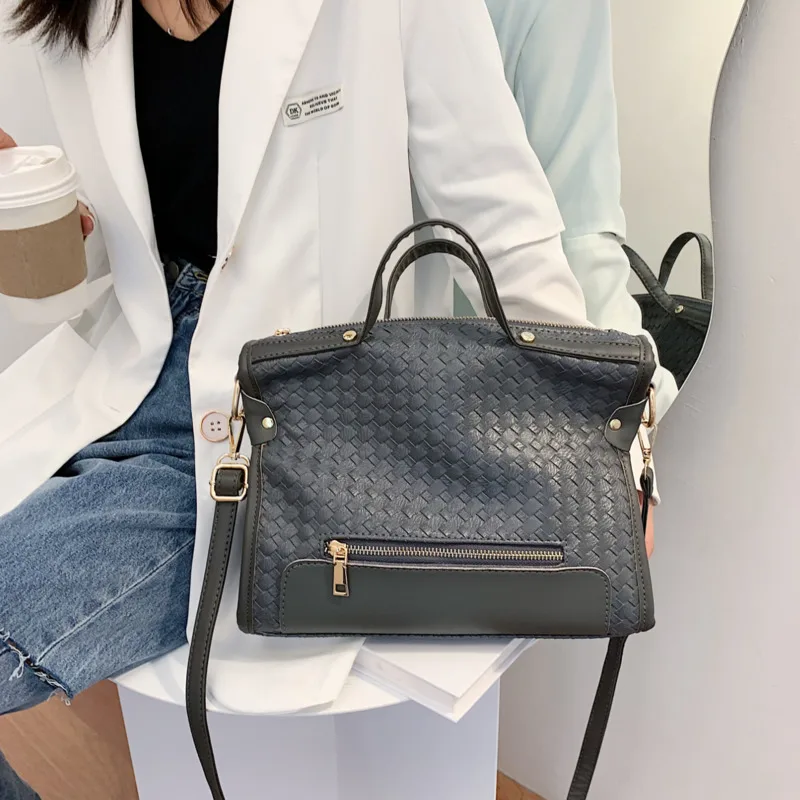 Новые Качественные однотонные женские сумки большой емкости из мягкой