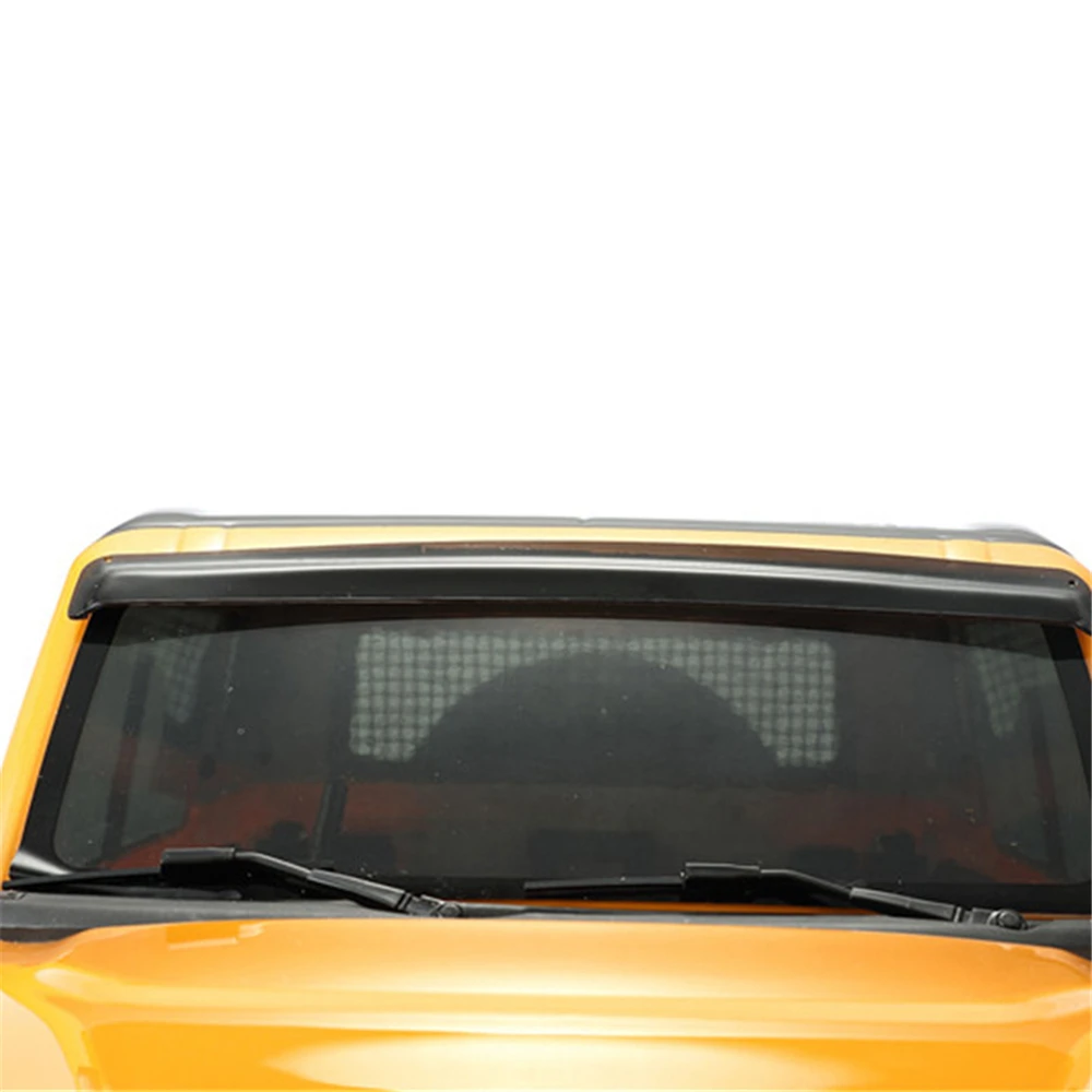 

Acrylic Transparent Black Rain Shield Car Roof Sunshade for Trx-4 Ford Bronco RC Car Accessories