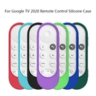 Силиконовый чехол для Chromecast с Google TV 2020, голосовой пульт дистанционного управления с петлей, силиконовый чехол с защитой от потери, новинка 2020