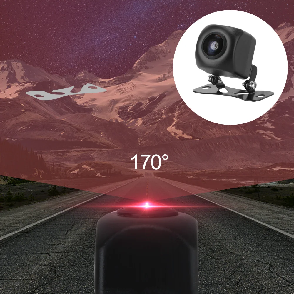 

Car Rear View Camera 1280x720 High-definition HD Lens Fisheye Night Vision Parking Assistance Kit 170° Wide Angle