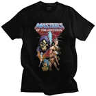 Классическая футболка He-Man And The Masters Of The Universe, Мужская хлопковая футболка с рисунком в стиле аниме скелет в стиле 80-х She-Ra