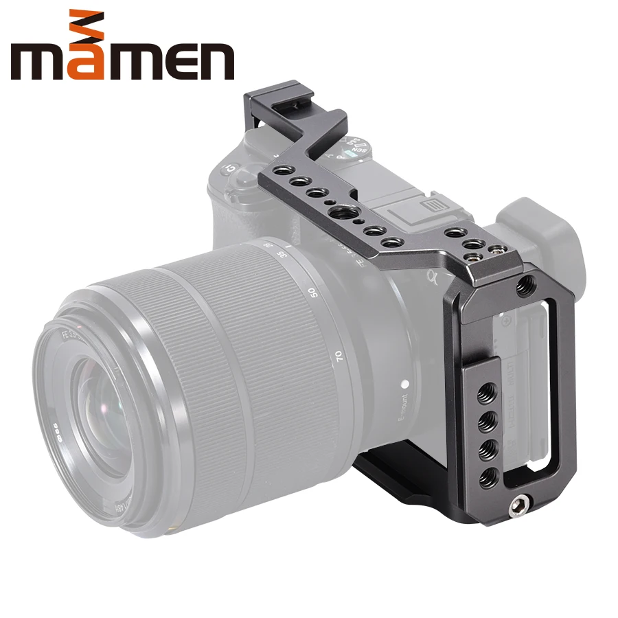 Держатель для камеры Mamen Sony A6100 A6400 A6500 алюминиевый сплав ручной стабилизатор 1/4