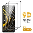 2 шт. закаленное стекло для Xiaomi Poco X3 NFC X3 Pro M3, стеклянная пленка для POCO F3 F1 F2 Pro X3 Global, защита экрана