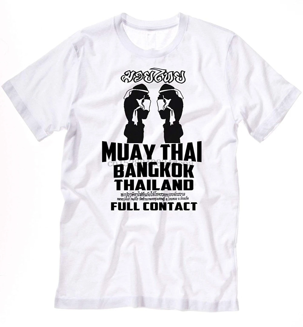 

Muay Thai T-Shirt Full Contact 2019 Brand New Men Clothing Fashion Men T Shirts Design A Shirt