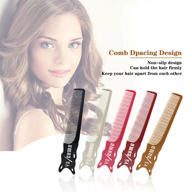 

Professional Hair Cutting Comb ABS Material Unique Design Salon Hairdressing Hair Comb Anti-static Hairdresser Hair Stylist Comb