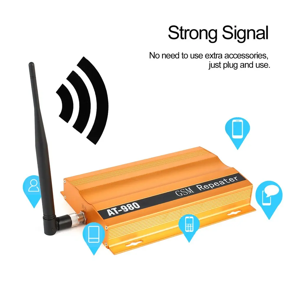 GSM 900 МГц усилитель сигнала мобильного телефона повторитель + Yagi антенна Full-Duplex