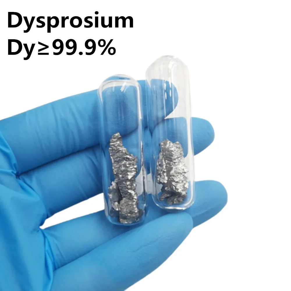 

99.9% Pure Dysprosium Metal In Sealed Vial 5 Grams