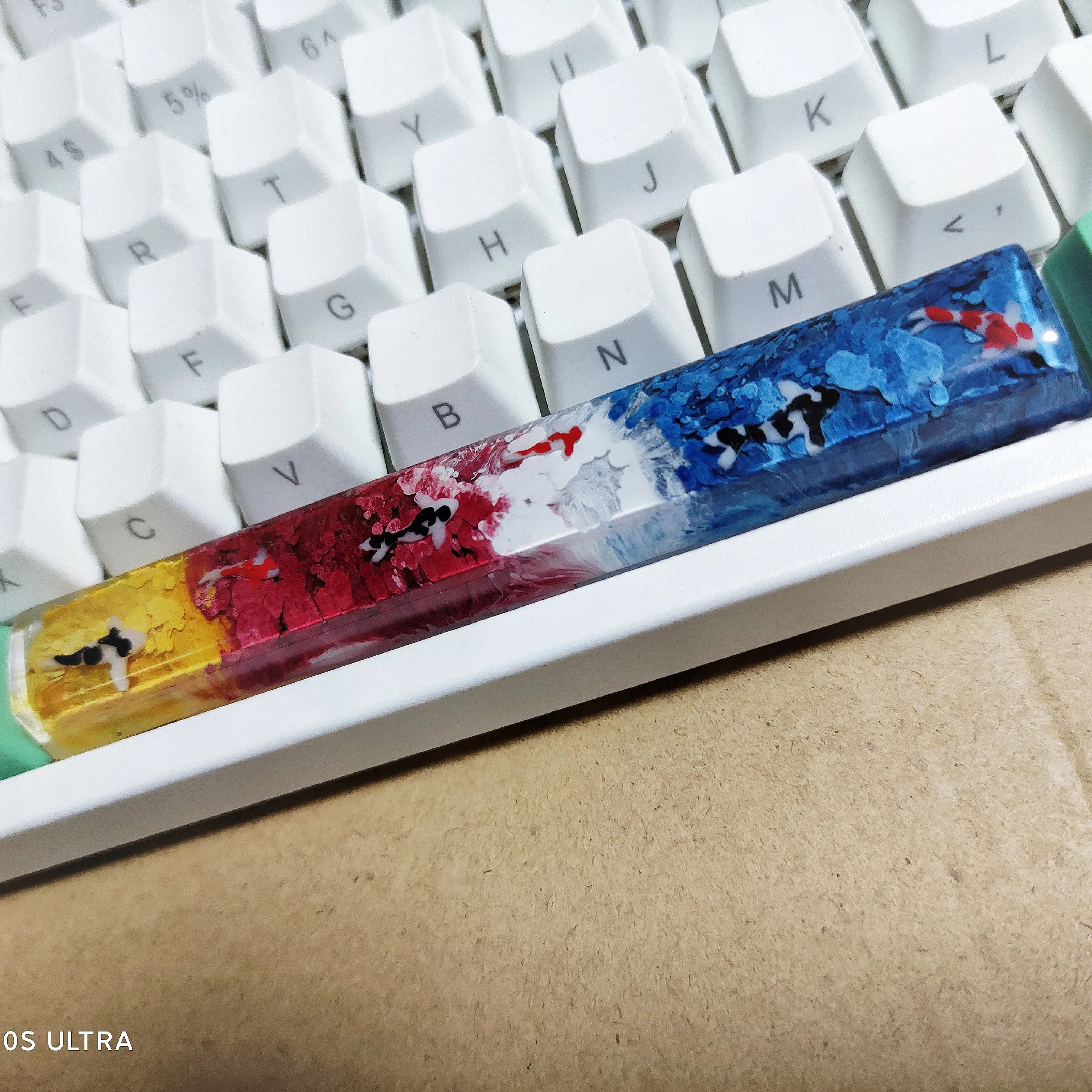 

1pc Whale Resin Keycaps For Mx Switch Mechanical Gaming Keyboard Keycaps 2.25 2.75 shift 6.25 Spacebar Replace Hand Made Key Cap