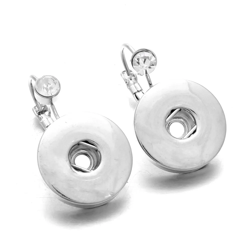Серьги подвески серебристого цвета для женских часов 18 мм 12 мм|snap earrings|earrings forearrings
