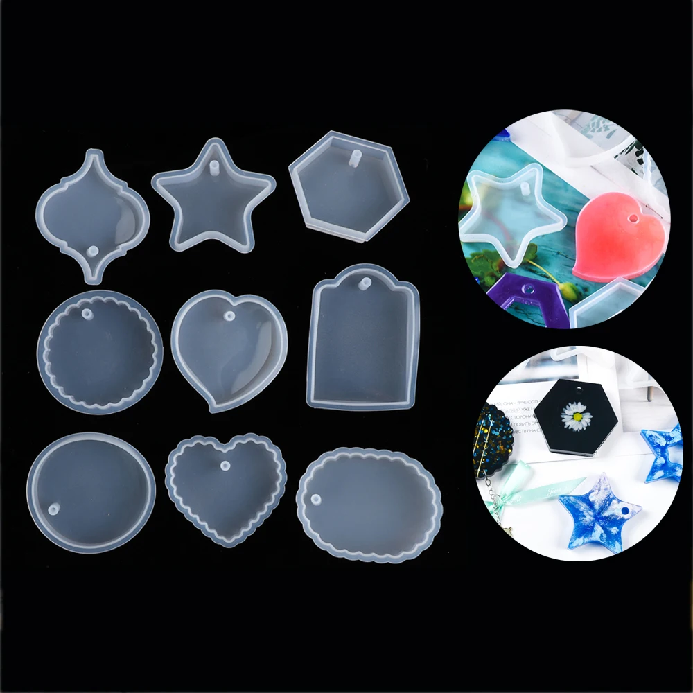 1 шт. Прозрачная Силиконовая Прессформа из смолы прозрачные ювелирные изделия