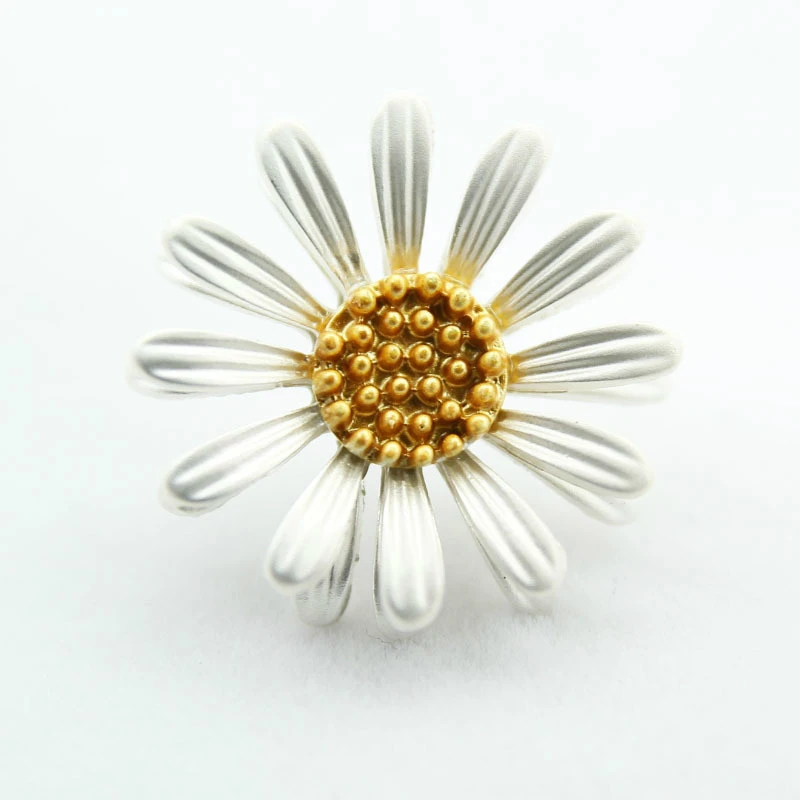 Маленькая Маргаритка броши в форме солнца для женщин летний цветочный шарф