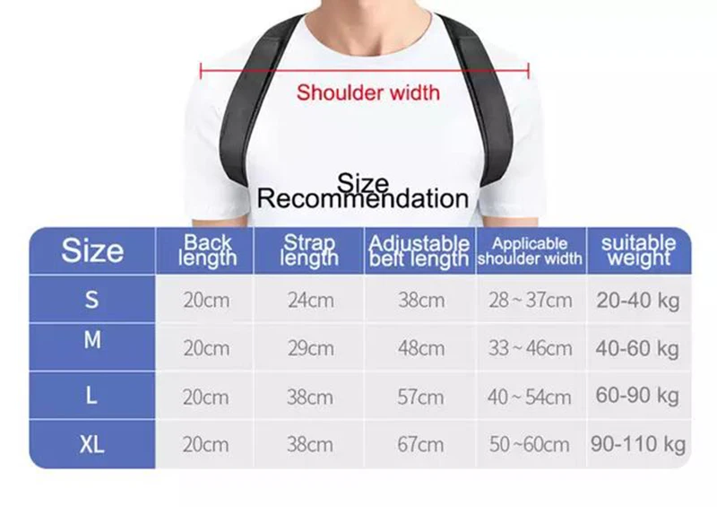 

Braces Supports Belt Adjustable Back Posture Corrector Clavicle Spine Back Shoulder Lumbar Brace Support Belt Posture Correction