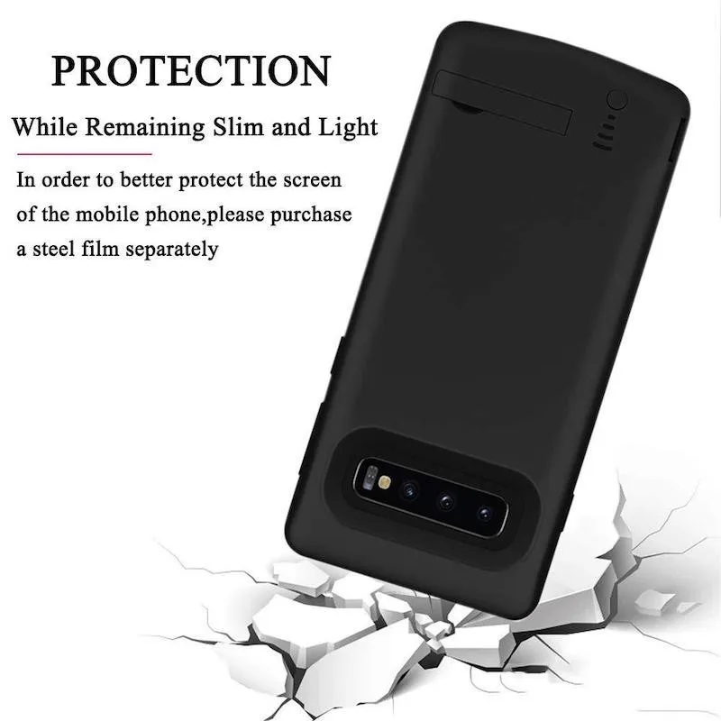 Противоударные Чехлы для зарядного устройства Samsung Galaxy S10 5G Powerbank чехол 6500 мАч