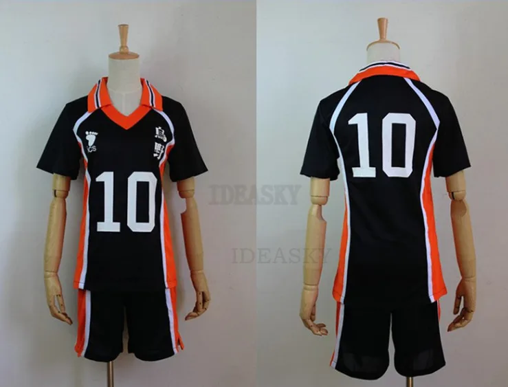 Haikyuu Cosplay Костюм Karasuno школьный волейбольный клуб Hinata Shyouyou Kageyama Tobio спортивная