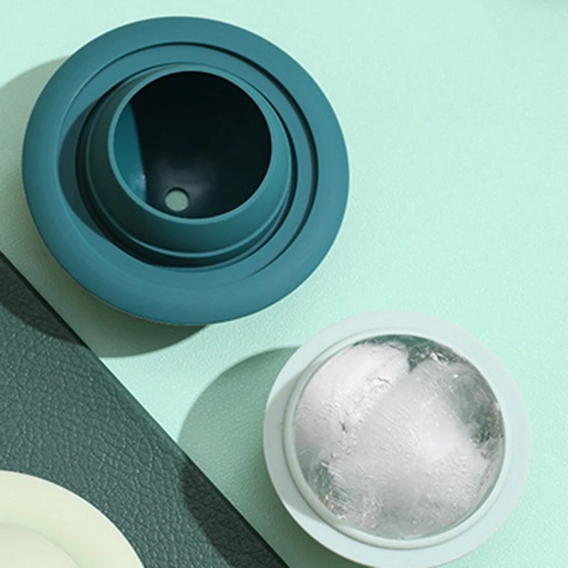 

6cm Silicone Round Ice Mould Hockey For Whiskey Ice Cube Kitchen Round Mold Ball Chocolate Tray Ice Ball Tools Bar High quality