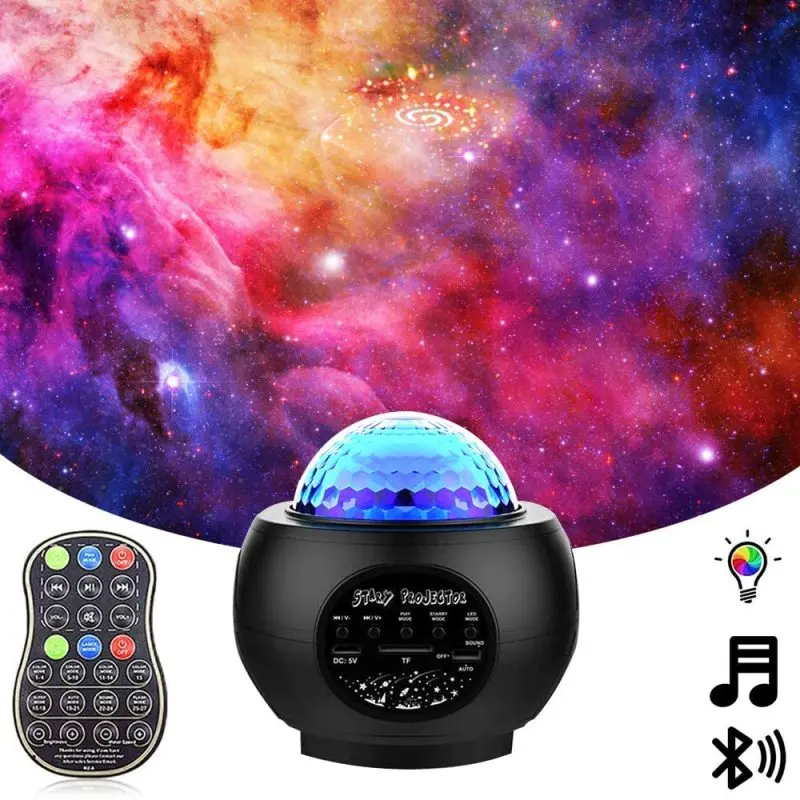 Светильник для детей 3 в 1 Звездный проектор светодиодный туманность облако