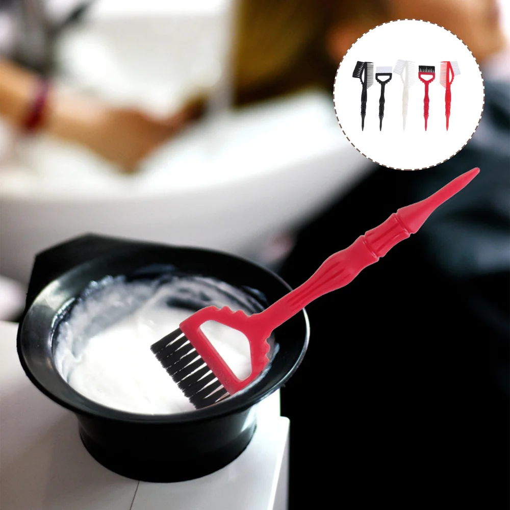 5pcs Hair Coloring Brush Dye Comb Set Tint Tools for Salon | Красота и здоровье