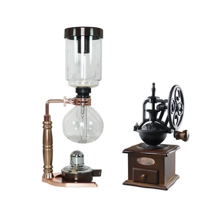 

Coffeemaker Glass Type Coffee Machine Filter Siphon Coffee Maker Tea Siphon Pot Vacuum Household Cooking Siphon Pot Set