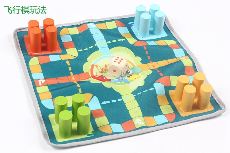 Деревянные строительные блоки ShakyTower Game башня реактора самолет шахматная игра