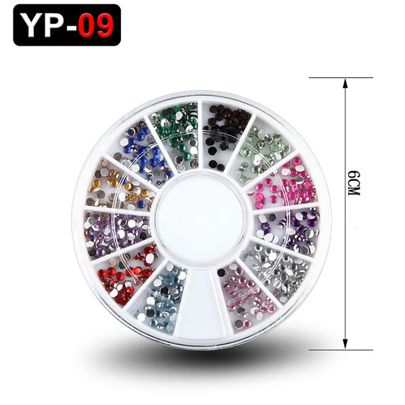 Смешанные 3D маникюрные украшения для ногтей Акриловые Алмазные формы