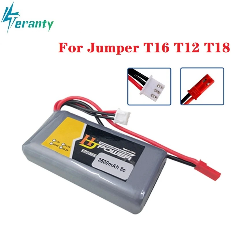 Оригинальный ру Lipo аккумулятор 2S 7 4 В 3500 мАч батарея для Jumper T16 T12