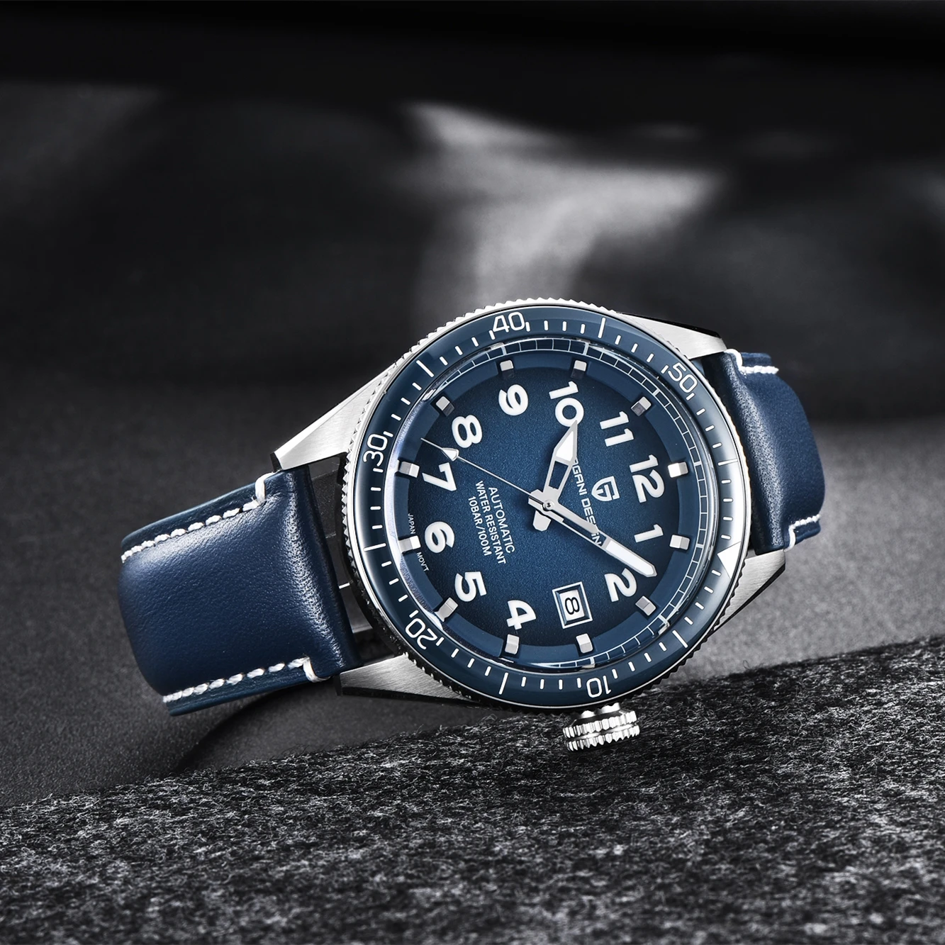 Pagani Дизайнерские мужские модные автоматические военные часы люксовый бренд 100 м