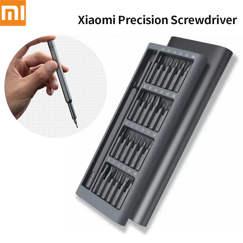 Набор ручных отверток Xiaomi Mijia комплект из 24 высокоточных насадок алюминиевого