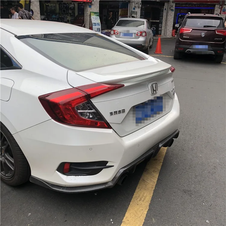 Спойлер для заднего крыла автомобиля черный/белый спортивный спойлер багажника