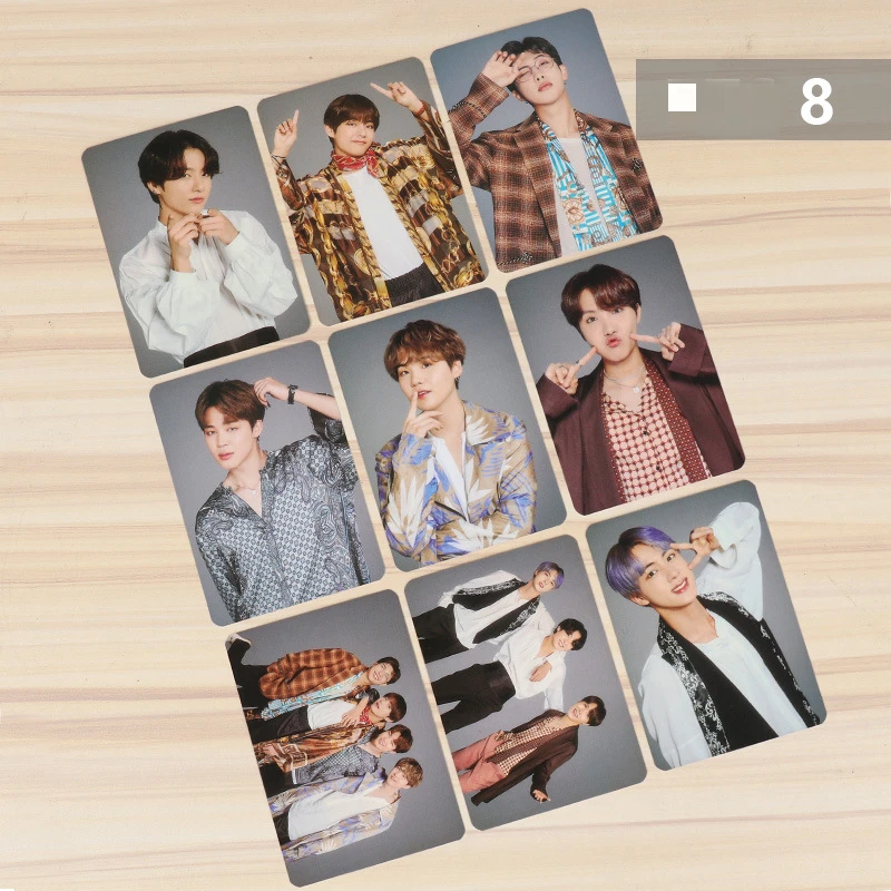 8 шт./компл. Kpop Bangtan boys Фотокарта Япония официальный Fanmeeting VOL.5 Волшебная лавка Розовый фотоальбом карты элегантная упаковка kpop