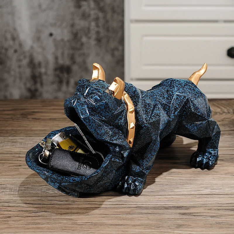 Скандинавский геометрический полимерный ящик для хранения собак украшения