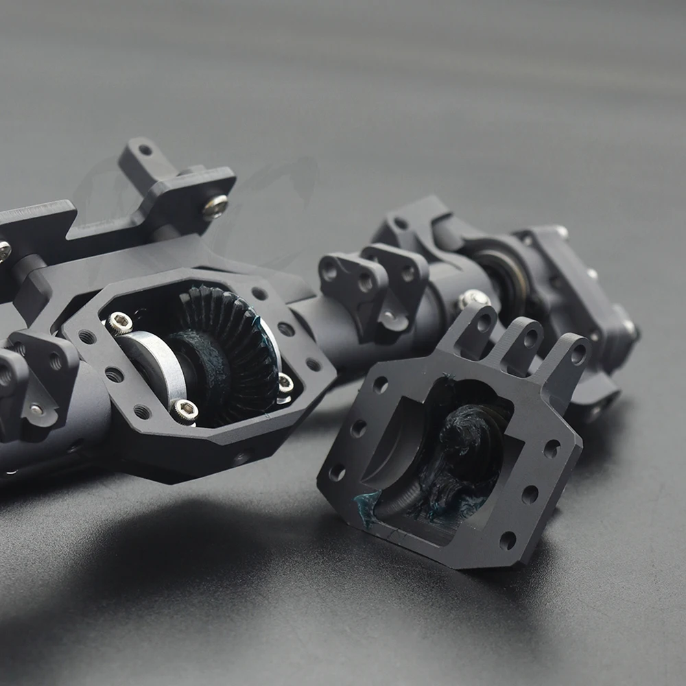 Новый передний и задний портальный мост из алюминиевого сплава для 1/10 RC Rock Crawler