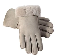 men%e2%80%98s womens autumn winter thicken warm natural one piece wool fur leather glove male winter brand wool fur mitten r2218