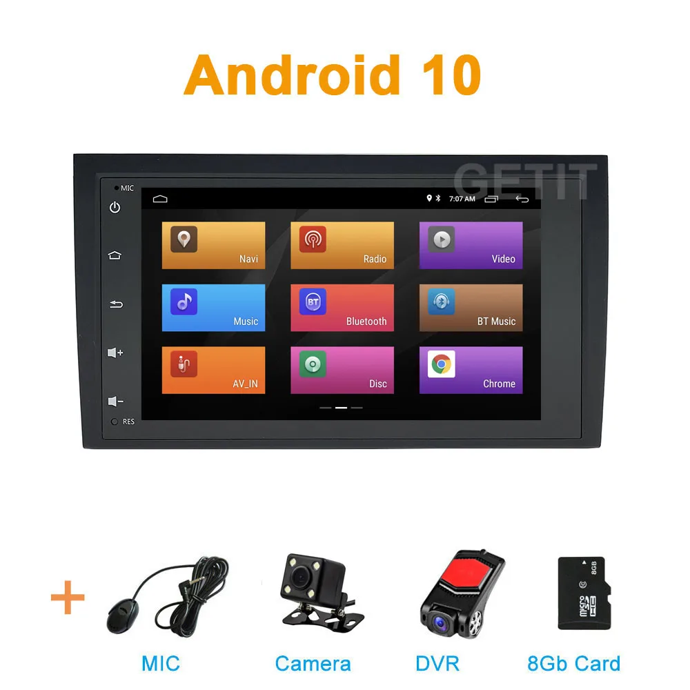 2G CAM DVR SD " ips DSP Автомобильный мультимедийный стерео радио gps Android 10 для Audi A4 B6 B7 S4 B7 B6 RS4 B7 SEAT Exeo - Цвет: 2G CAM DVR SD