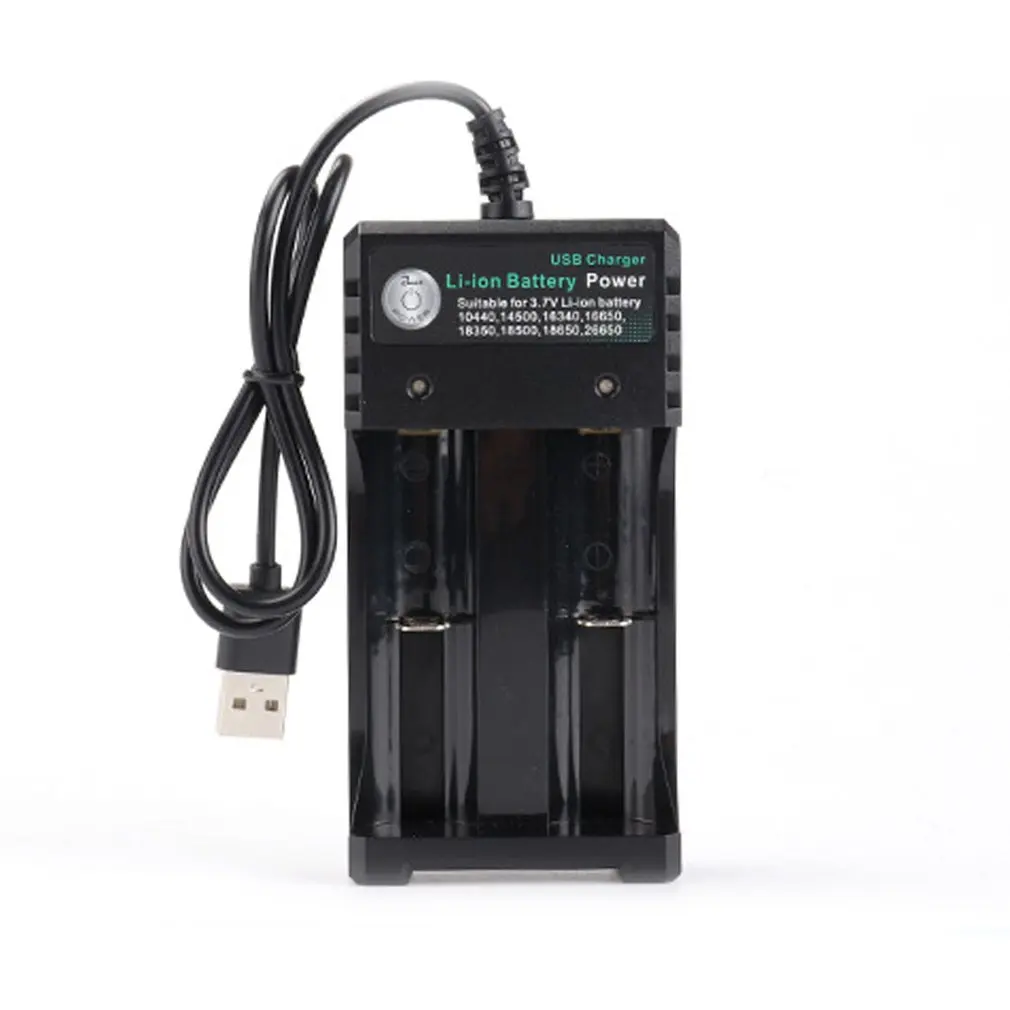 Зарядное устройство для аккумулятора 3 7 V 18650 14500 16340 26650 батареи 2 порта зарядное с