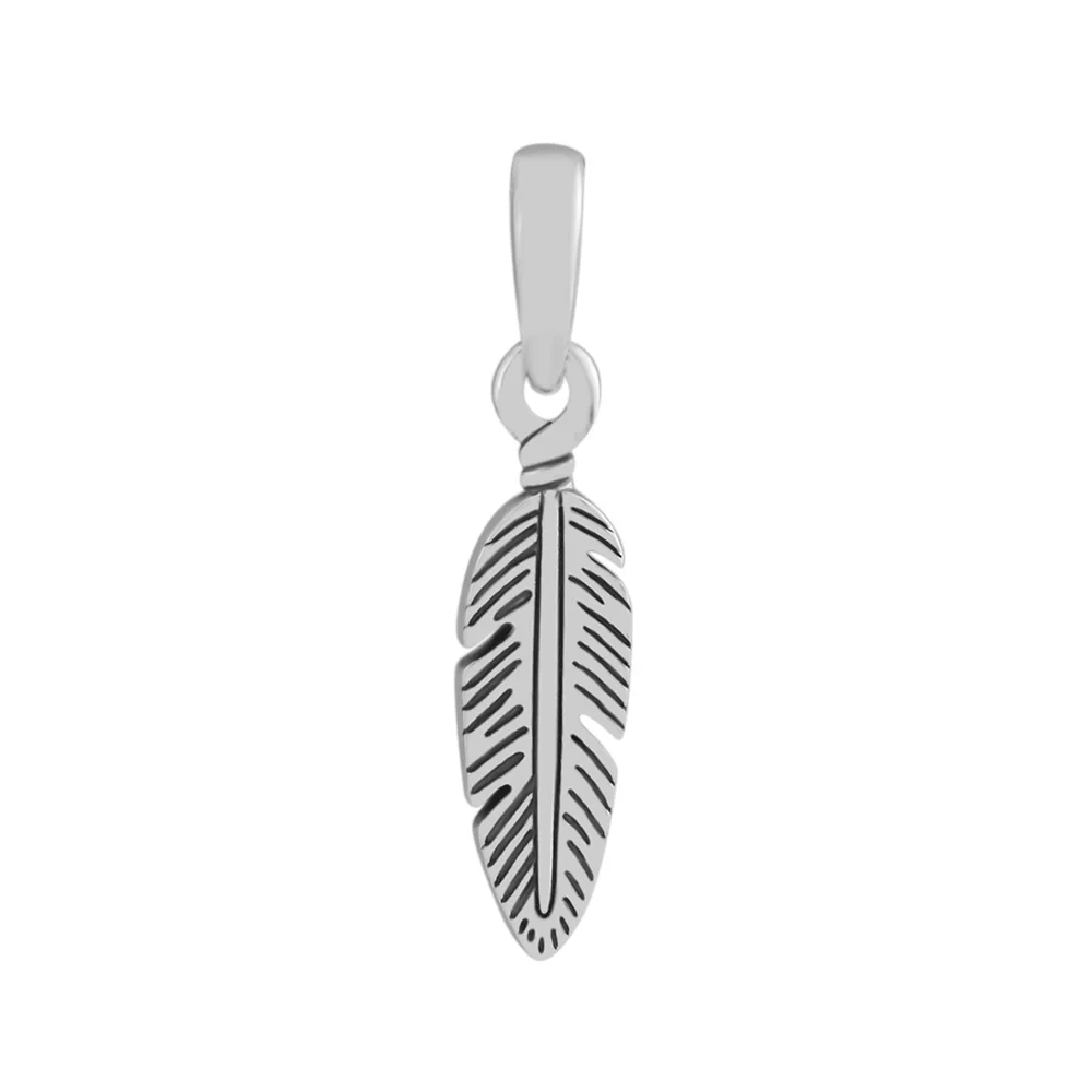 

Genuine 925 Sterling Silver Jewelry Spiritual Feather Pendant Charm Beads for Women DIY Fits Bracelets Making Kralen
