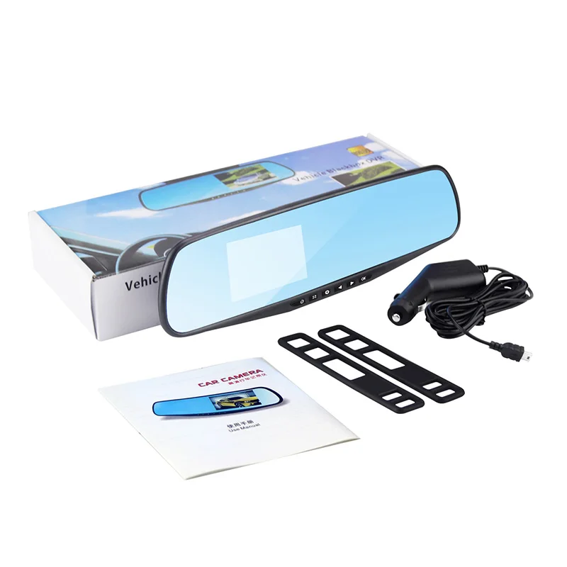 only dvr Dvr камера full HD dash cam зеркало заднего вида Камера авто dashcam рекордер dvr voiture с sd-картой видео регистратор в автомобиле видео - Название цвета: only dvr