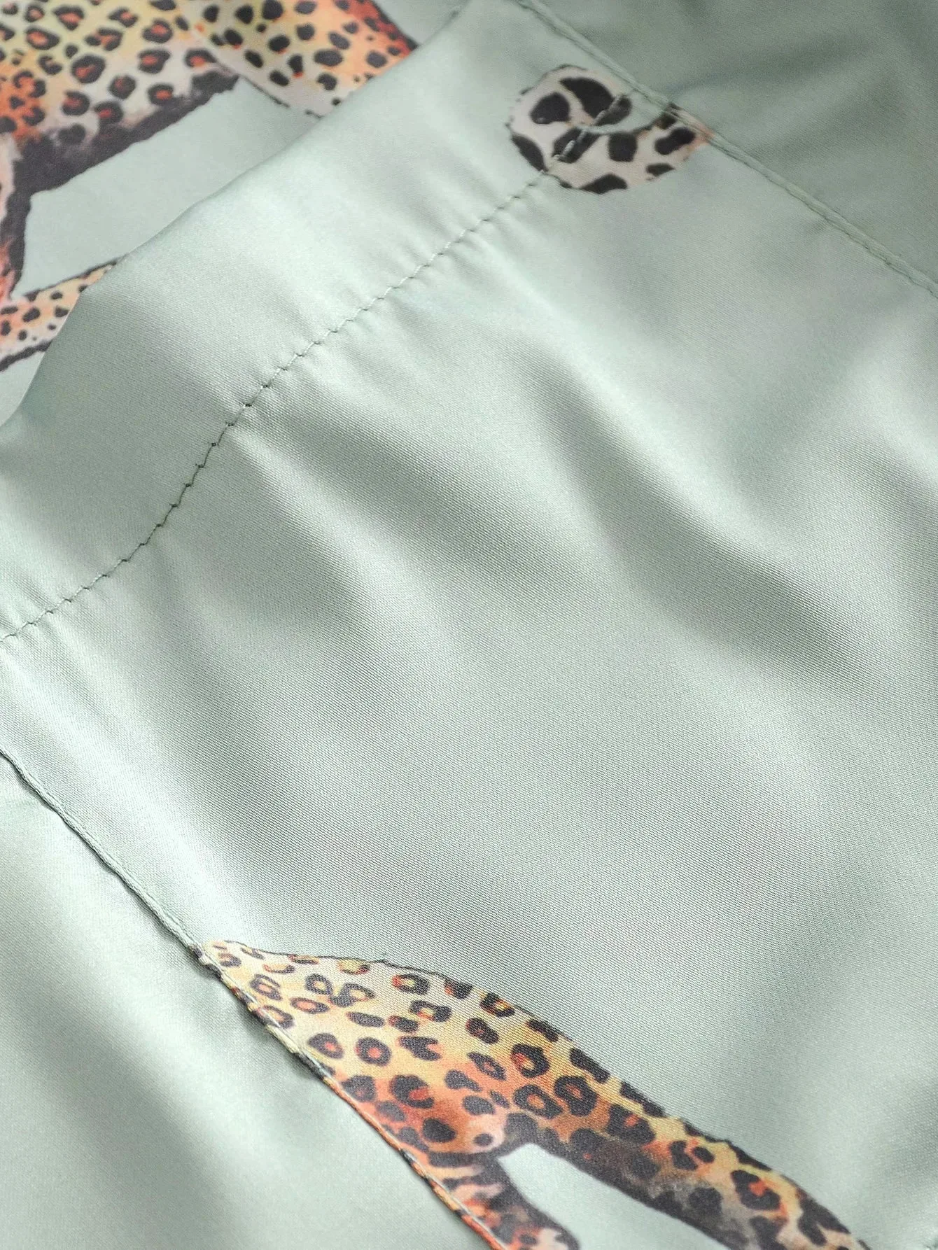 

2021 Fashion Loungewear Women Pajams Animal Printing Leopard Female Summer Sleepwear Casual Sleep Top with Shorts Lounge Set