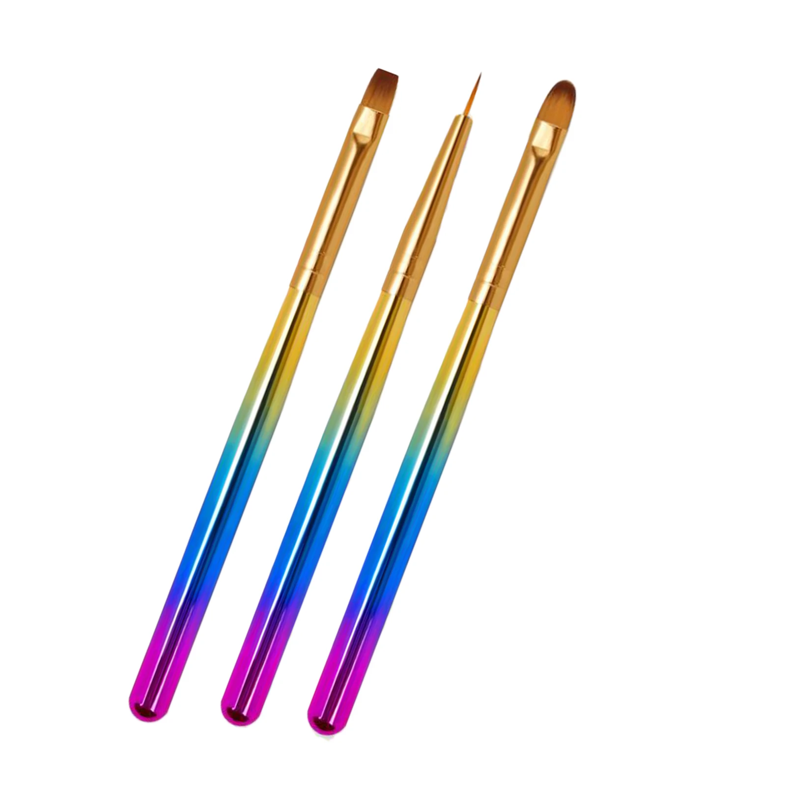 

3pcs Nail Art Brush Set Nail Painting Brushes Nail Drawing Pen Nail Art DIY