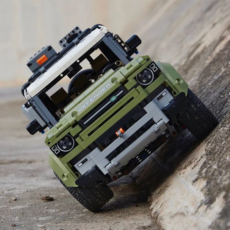 93018 Technic серия landshed Rover Defender модель строительные блоки Совместимые 42110 мальчик