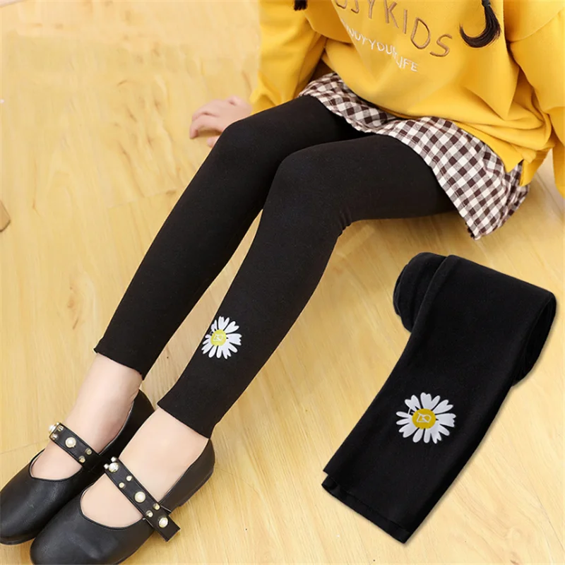 

Girls Fashion New Spring And Autumn Leggings Trousers Pants Skinny Print Cartoon Pattern Rabbit Children Legging