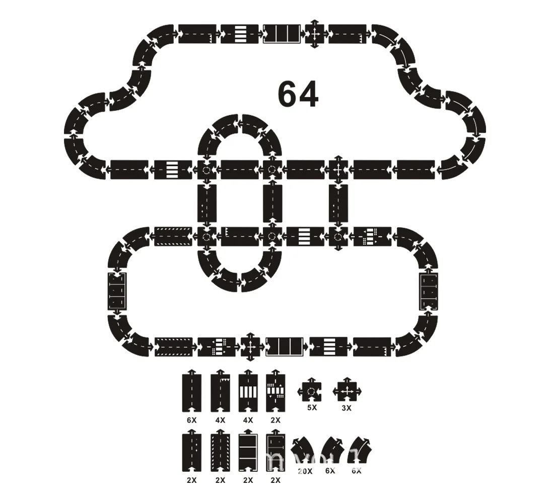 INS пластиковый креативный поезд трек Железнодорожный дорожный журнал сделай сам