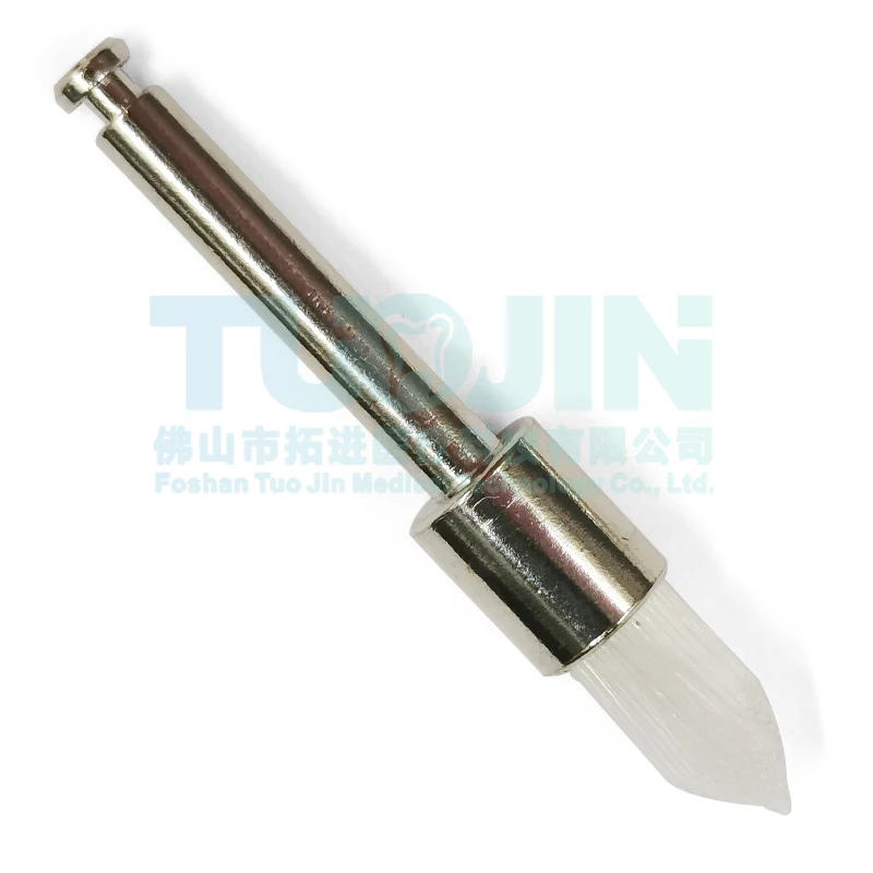 100 шт./коркор. Полировочная щетка для зубов полировщик нейлоновая щетина