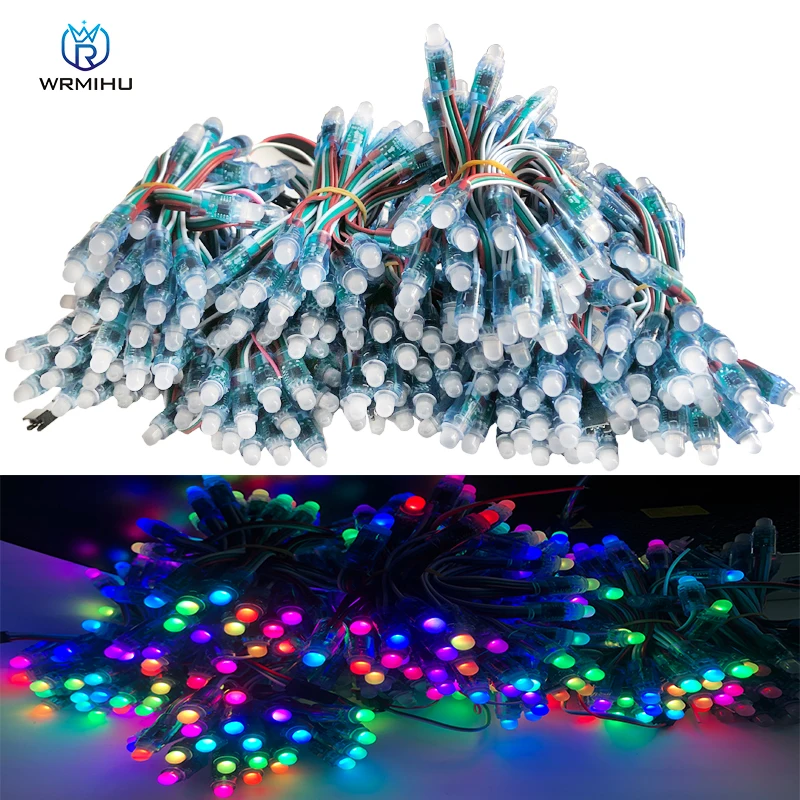 50 шт. WS2811 IC пикселей RGB светодиодный модуль светильник DC5V полный Цвет отлично