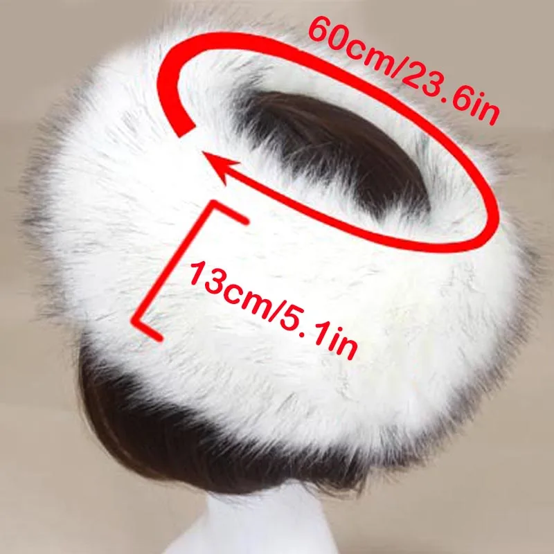 warmest bomber hat Man Women Fur Hats Tick Fuffy Warm Authentic Fox Fur Hat Headband Autumn Winter Russian Thick Fashion Hat thermal aviator bomber winter hat