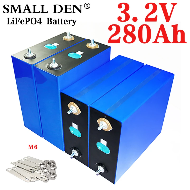 

NEW 3.2v 280Ah lifepo4 battery EVE Grade A cells diy 12v 24V Solar energy storage system Electric car RV Inverter EU/US TAX FREE