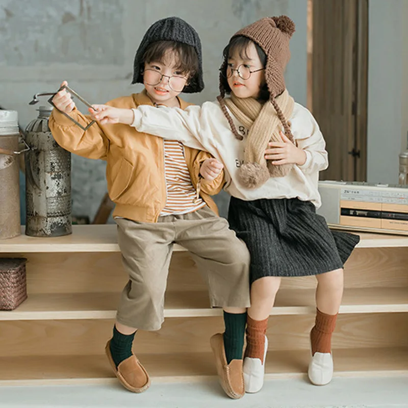 5 Pair/lot 0-5 years Kids Soft Cotton Socks Boy Girl Baby Cute Warm sport For Spring Summer Autumn Winter Children Casual socks