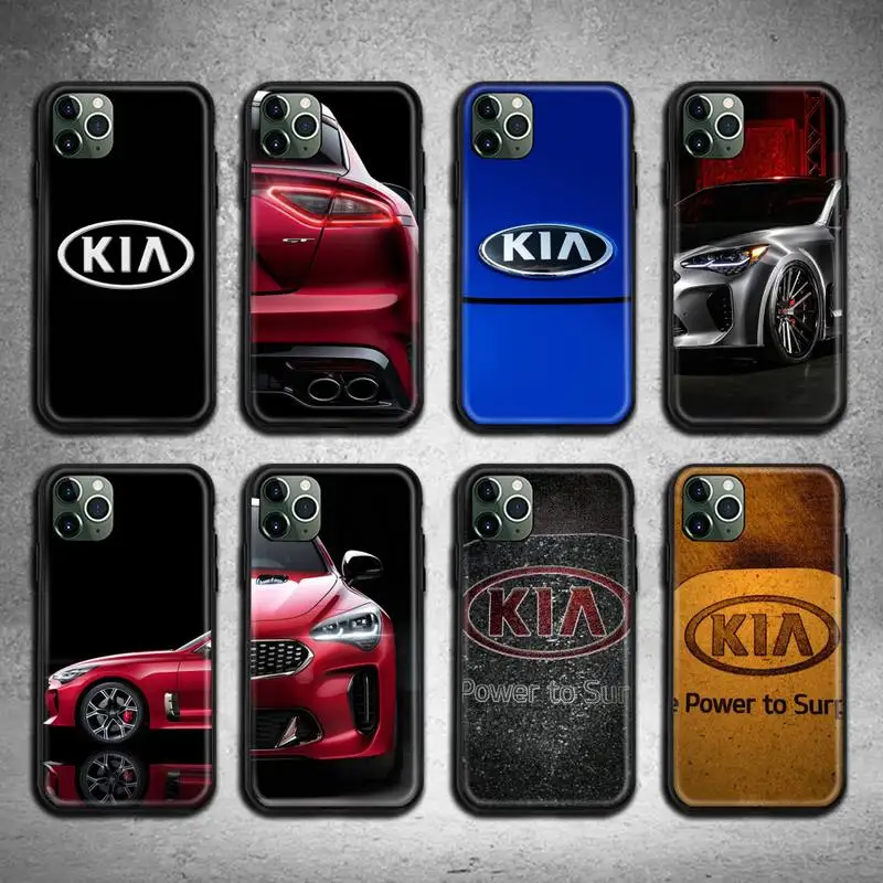 Чехол для телефона с логотипом автомобиля Kia Motors iphone 12 pro max 11 XS MAX 8 7 6 6S Plus X 5S SE 2020